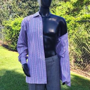 NODUS MEN'S MULTI-COLOR STRIPED LUXURY SHIRT